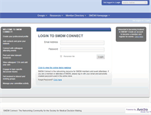 Tablet Screenshot of connect.smdm.org